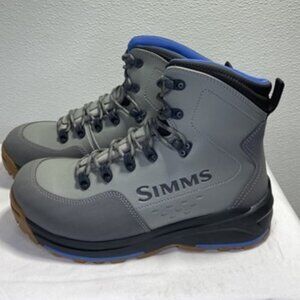 Simms FreeSalt Mid Lace-Up Boots Men’s 11 Gray Leather